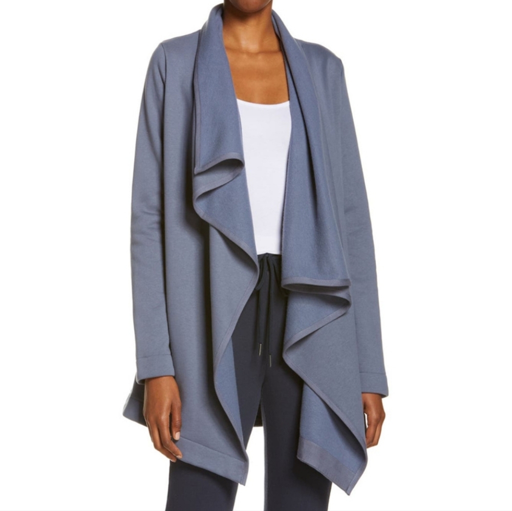 UGG Soft Blue Draped Cardigan